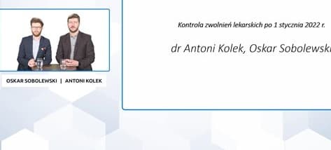 Kontrola zwolnień lekarskich od 1 stycznia 2022 r.