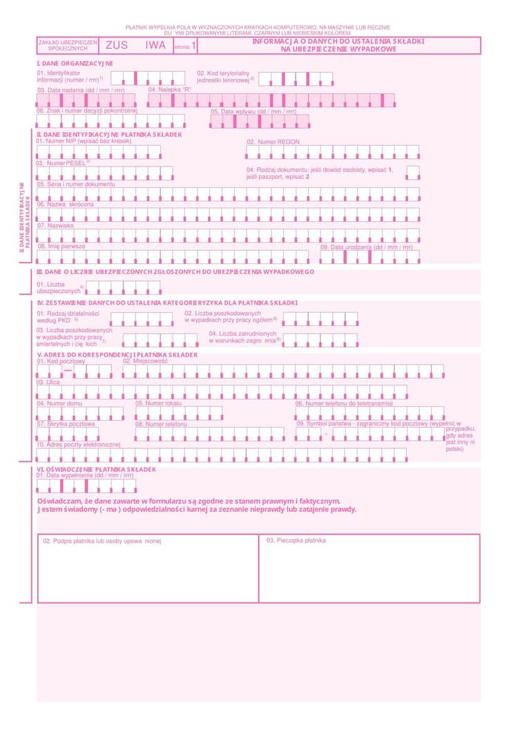 ZUS IWA do końca stycznia