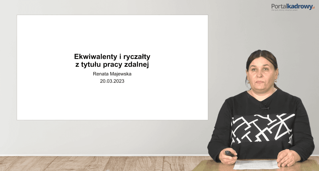 Ekwiwalenty i ryczałty z tytułu pracy zdalnej