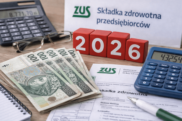 Składka zdrowotna dla przedsiębiorców 2026