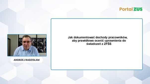 ZFŚS - dokumentowanie dochodów